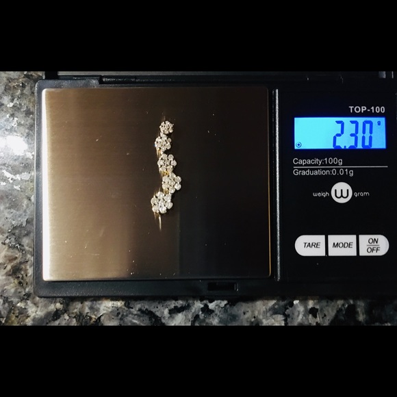 10K (Stamped) Gold Round Diamond Journey Pendant - Picture 10 of 12